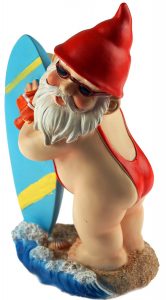 Mankini Surfing Gnome