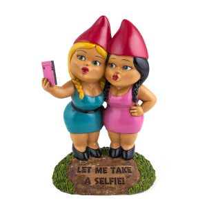 Selfie Sisters Funny Garden Gnomes