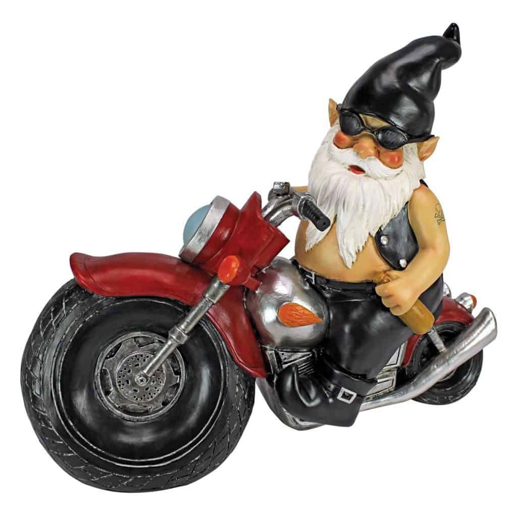 DT Biker Garden Gnome