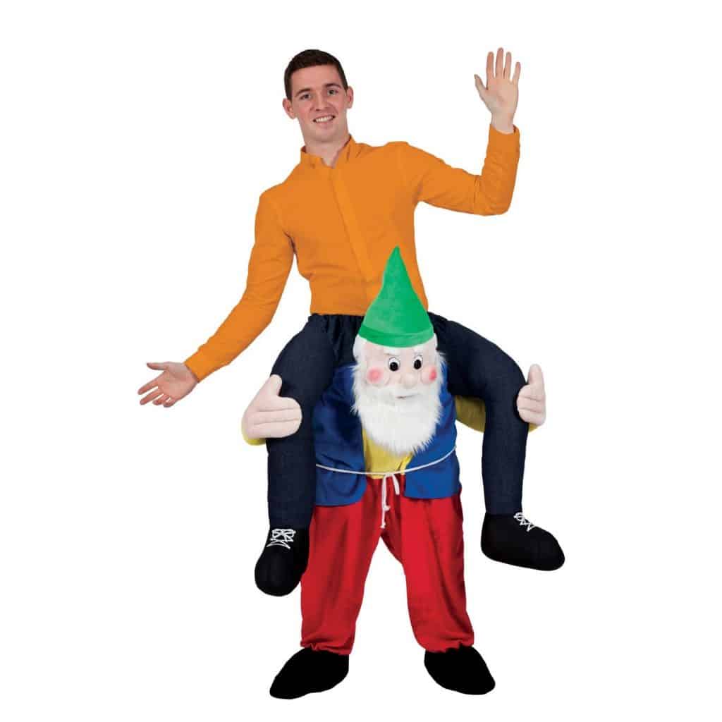 Carry Me Gnome - Adult Garden Gnome Fancy Dress Costume