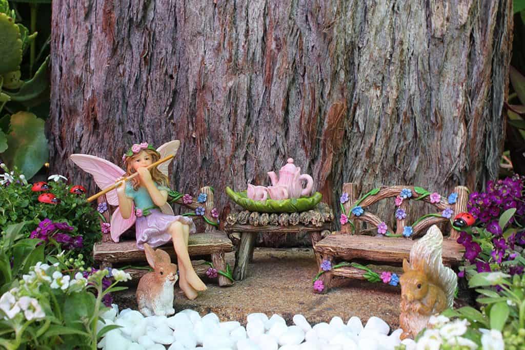 miniature fairy garden furniture kit