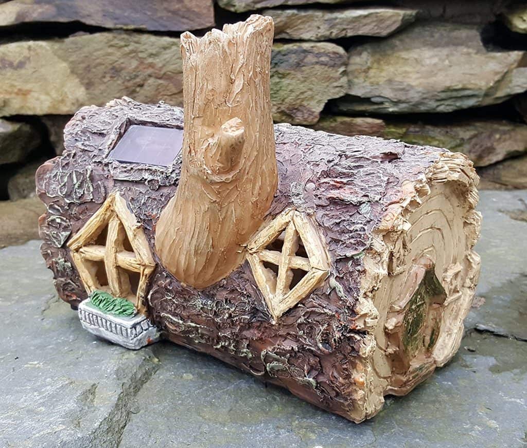 wooden fairy houses